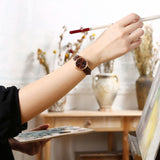  Shop Authentic Mido Baroncelli III Automatic Diamonds Brown Dial Brown Leather Strap Watch For Women - M7600.3.64.8 - Luxxuri