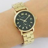  Shop Authentic Marc Jacobs Baker Green Dial Gold Steel Strap Watch for Women - MBM3249 - Luxxuri