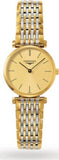  Shop Authentic Longines La Grande Classique Quartz Gold Dial Two Tone Mesh Bracelet Watch for Women - L4.209.2.32.7 - Luxxuri
