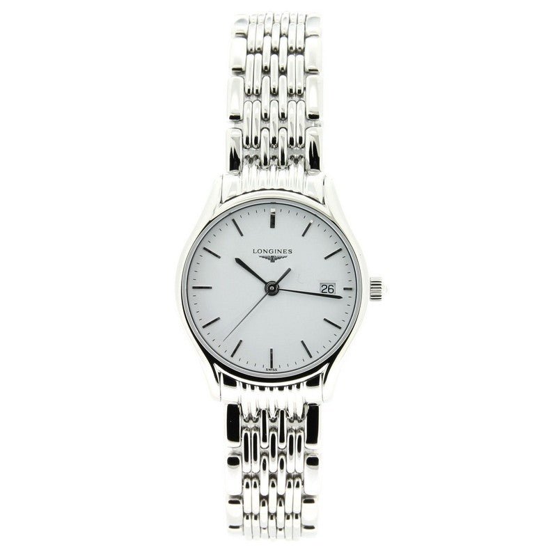 Shop Authentic Longines Lyre Classico 25mm White Dial Silver Stainless Steel Watch for Women - L4.259.4.12.6 - Luxxuri