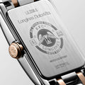  Shop Authentic Longines Dolcevita 18K Gold Silver Dial Two Tone Steel Strap Watch for Women - L5.258.5.71.7 - Luxxuri