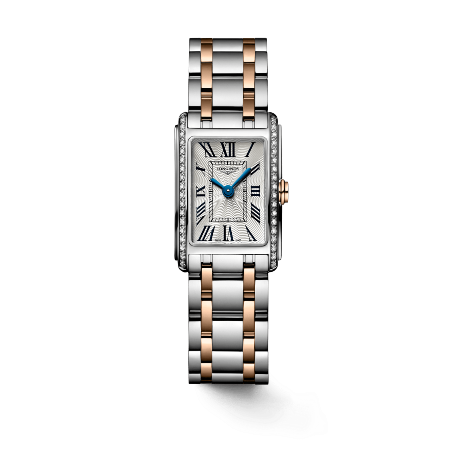  Shop Authentic Longines Dolcevita Diamonds White Dial Two Tone Steel Strap Watch for Women - L5.258.5.79.7 - Luxxuri