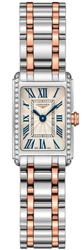  Shop Authentic Longines Dolcevita Diamonds White Dial Two Tone Steel Strap Watch for Women - L5.258.5.79.7 - Luxxuri