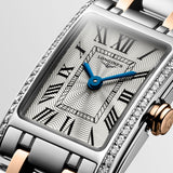  Shop Authentic Longines Dolcevita Diamonds White Dial Two Tone Steel Strap Watch for Women - L5.258.5.79.7 - Luxxuri