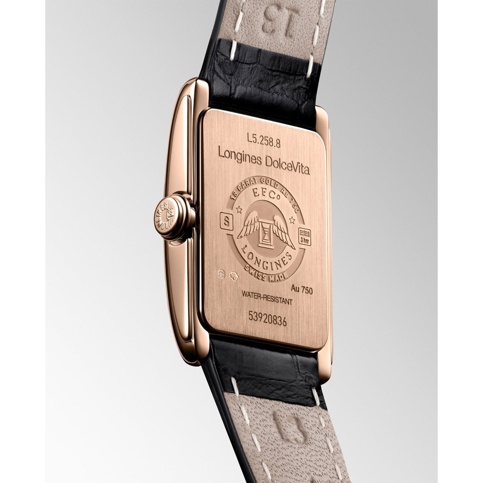  Shop Authentic Longines Dolcevita Diamonds Mother of Pearl White Dial Black Leather Strap Watch for Women - L5.258.8.87.0 - Luxxuri