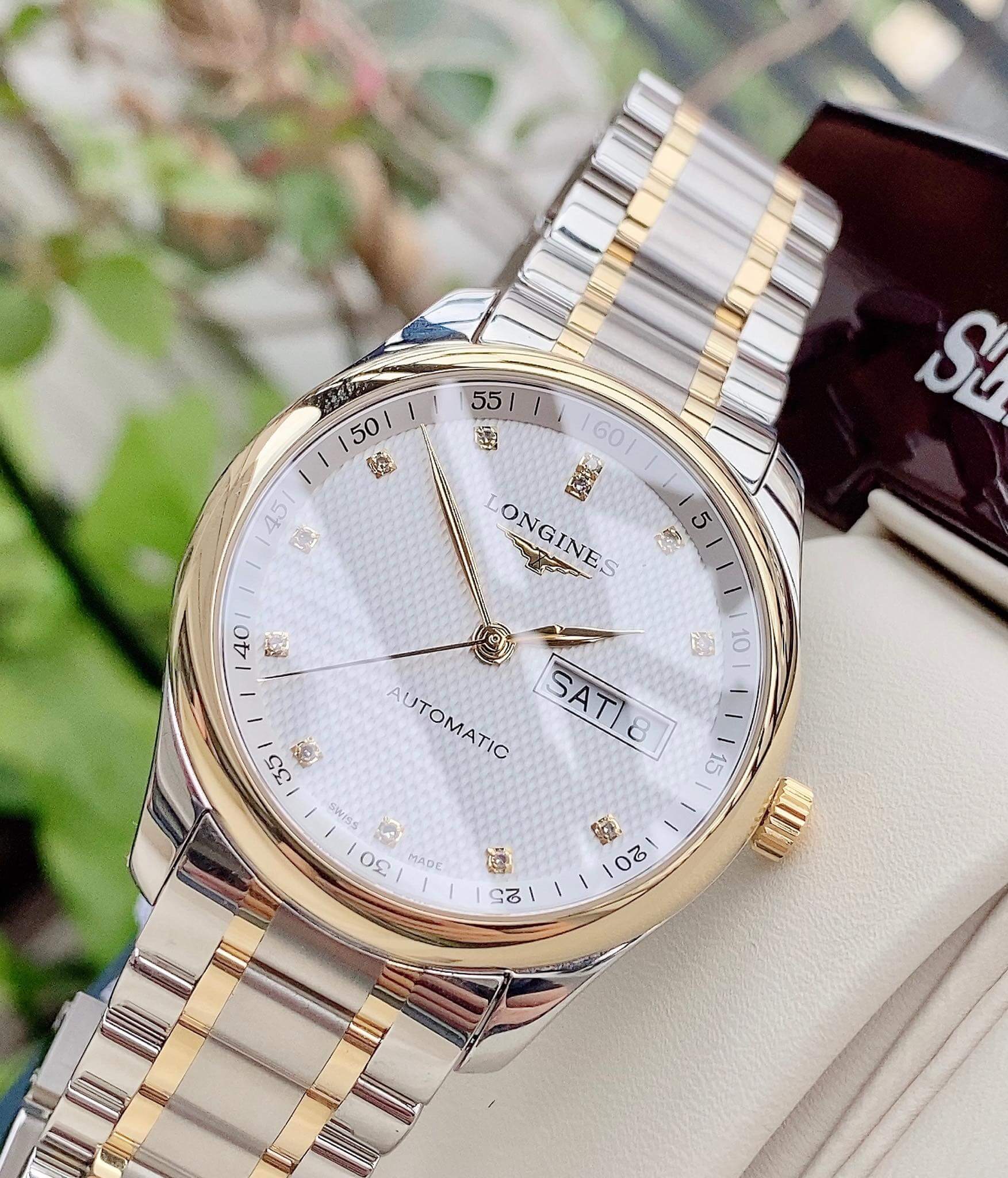  Shop Authentic Longines Master Collection Automatic 38.5mm Watch for Men - L2.755.5.77.7 - Luxxuri