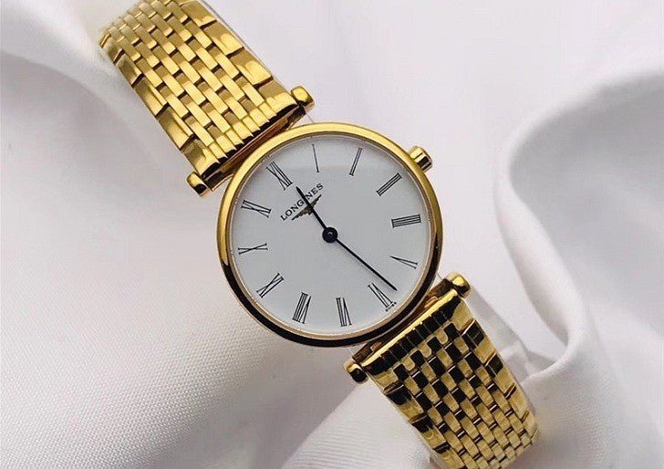  Shop Authentic Longines La Grande Classique De Longines White Dial Gold Steel Strap Watch for Women - L4.209.2.11.8 - Luxxuri