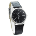  Shop Authentic Longines Presence 38.5mm Automatic Black Dial Black Leather Strap Watch for Men - L4.921.4.52.2 - Luxxuri