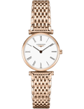  Shop Authentic Longines La Grande Classique White Dial Rose Gold Mesh Bracelet Watch for Women - L4.209.1.92.8 - Luxxuri