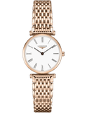 Shop Authentic Longines La Grande Classique White Dial Rose Gold Mesh Bracelet Watch for Women - L4.209.1.92.8 - Luxxuri