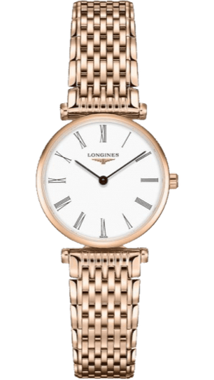  Shop Authentic Longines La Grande Classique White Dial Rose Gold Mesh Bracelet Watch for Women - L4.209.1.91.8 - Luxxuri