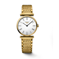  Shop Authentic Longines La Grande Classique De Longines White Dial Gold Steel Strap Watch for Women - L4.209.2.11.8 - Luxxuri