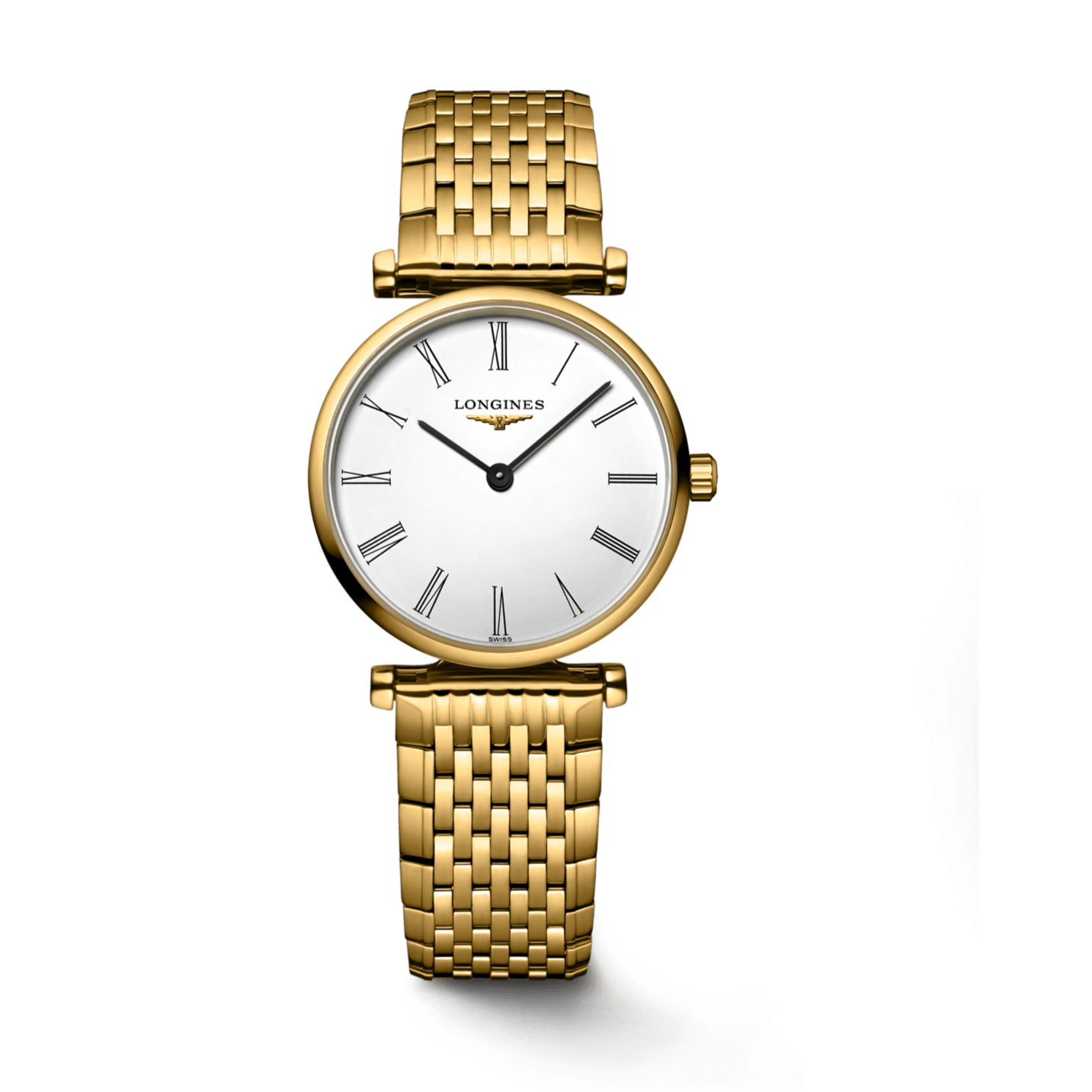  Shop Authentic Longines La Grande Classique De Longines White Dial Gold Steel Strap Watch for Women - L4.209.2.11.8 - Luxxuri