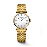  Shop Authentic Longines La Grande Classique De Longines White Dial Gold Steel Strap Watch for Women - L4.209.2.11.8 - Luxxuri