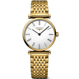 Shop Authentic Longines La Grande Classique De Longines White Dial Gold Steel Strap Watch for Women - L4.209.2.11.8 - Luxxuri