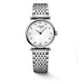  Shop Authentic Longines La Grande Classique Diamonds White Dial Silver Steel Strap Watch for Women - L4.209.4.87.6 - Luxxuri