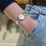  Shop Authentic Longines La Grande Classique Diamonds White Dial Silver Steel Strap Watch for Women - L4.209.4.87.6 - Luxxuri