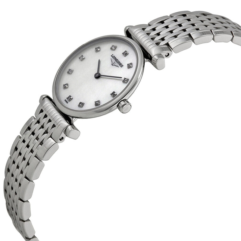  Shop Authentic Longines La Grande Classique Diamonds White Dial Silver Steel Strap Watch for Women - L4.209.4.87.6 - Luxxuri