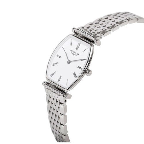 Shop Authentic Longines La Grande Classique de Longines Tonneau White Dial Silver Steel Strap Watch for Women - L4.205.4.11.6 - Luxxuri