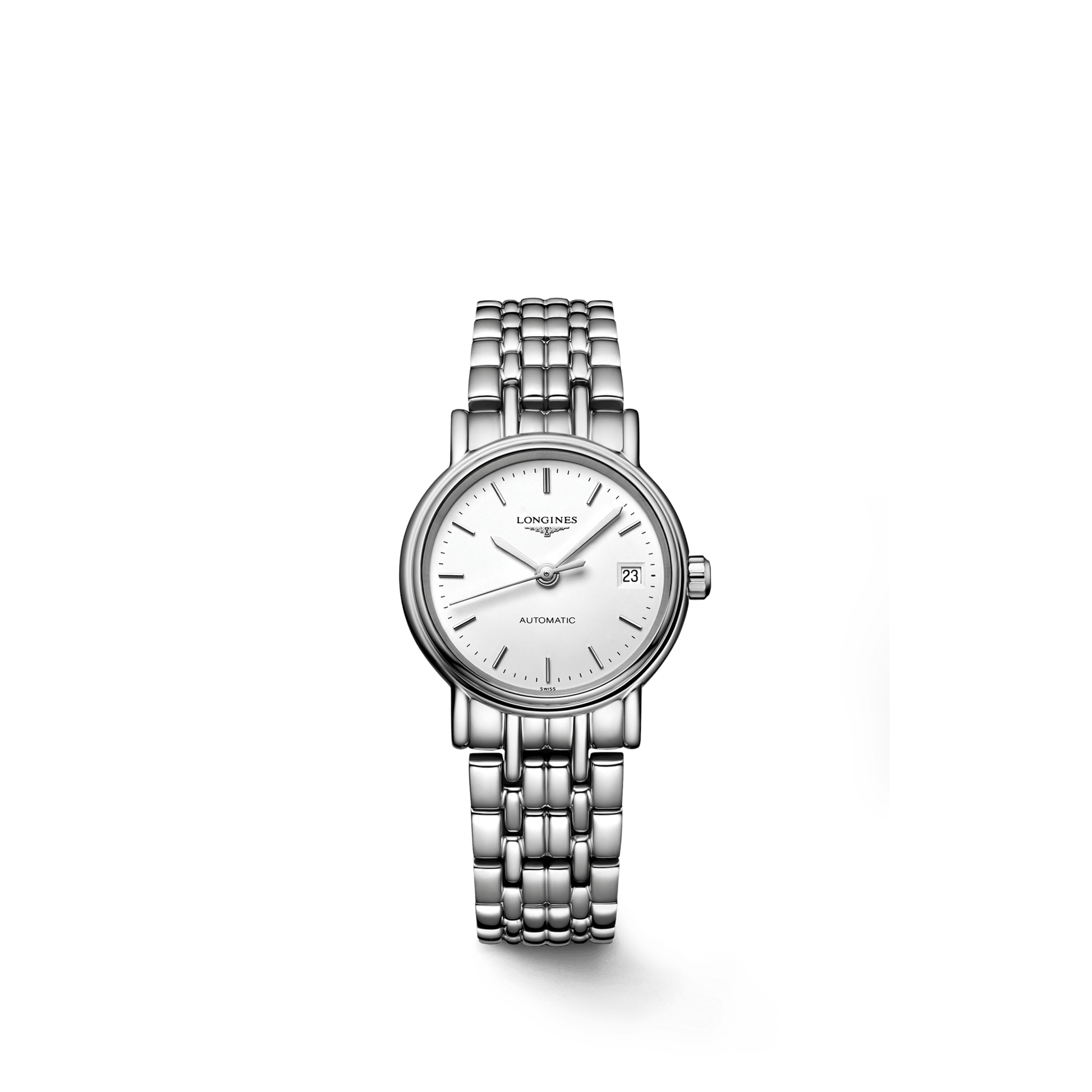  Shop Authentic Longines Presence 25.5mm Automatic Stainless Steel Watch for Women - L4.321.4.12.6 - Luxxuri