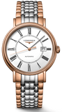  Shop Authentic Longines Presence 38.5mm Automatic White Dial Two Tone Steel Strap Watch for Men - L4.921.1.11.7 - Luxxuri