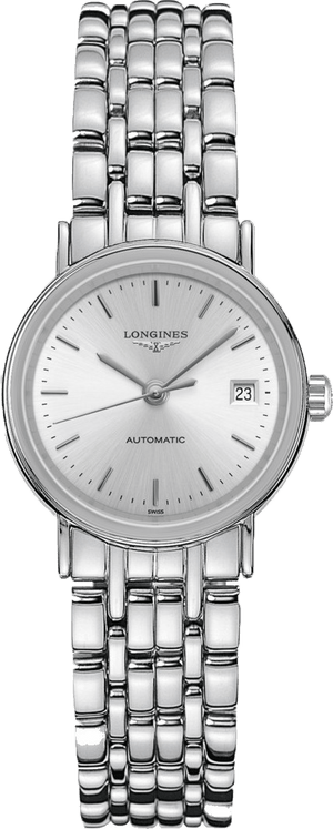  Shop Authentic Longines Presence 25.5mm Automatic Stainless Steel Watch for Women - L4.321.4.72.6 - Luxxuri