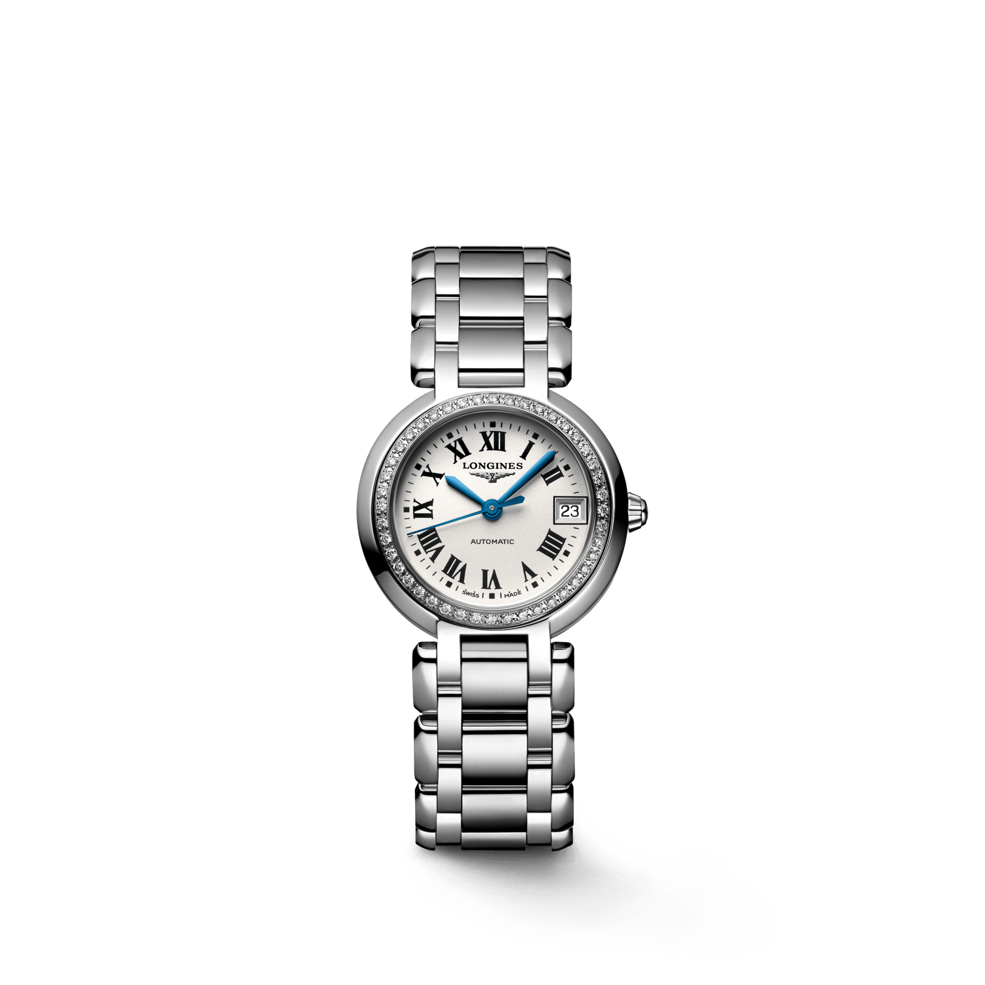  Shop Authentic Longines PrimaLuna 26.5mm Automatic Stainless Steel Watch for Women - L8.111.0.71.6 - Luxxuri
