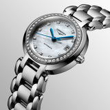  Shop Authentic Longines PrimaLuna 26.5mm Automatic White Mother of Pearl Dial Silver Stainless Steel Watch for Women - L8.111.0.87.6 - Luxxuri