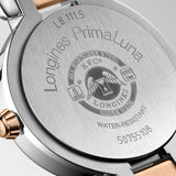  Shop Authentic Longines PrimaLuna Automatic Diamond 26.5mm Silver Dial Two Tone Steel Strap Watch for Women - L8.111.5.79.6 - Luxxuri