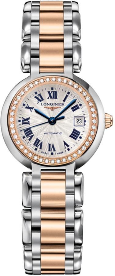  Shop Authentic Longines PrimaLuna Automatic Diamond 26.5mm Silver Dial Two Tone Steel Strap Watch for Women - L8.111.5.79.6 - Luxxuri