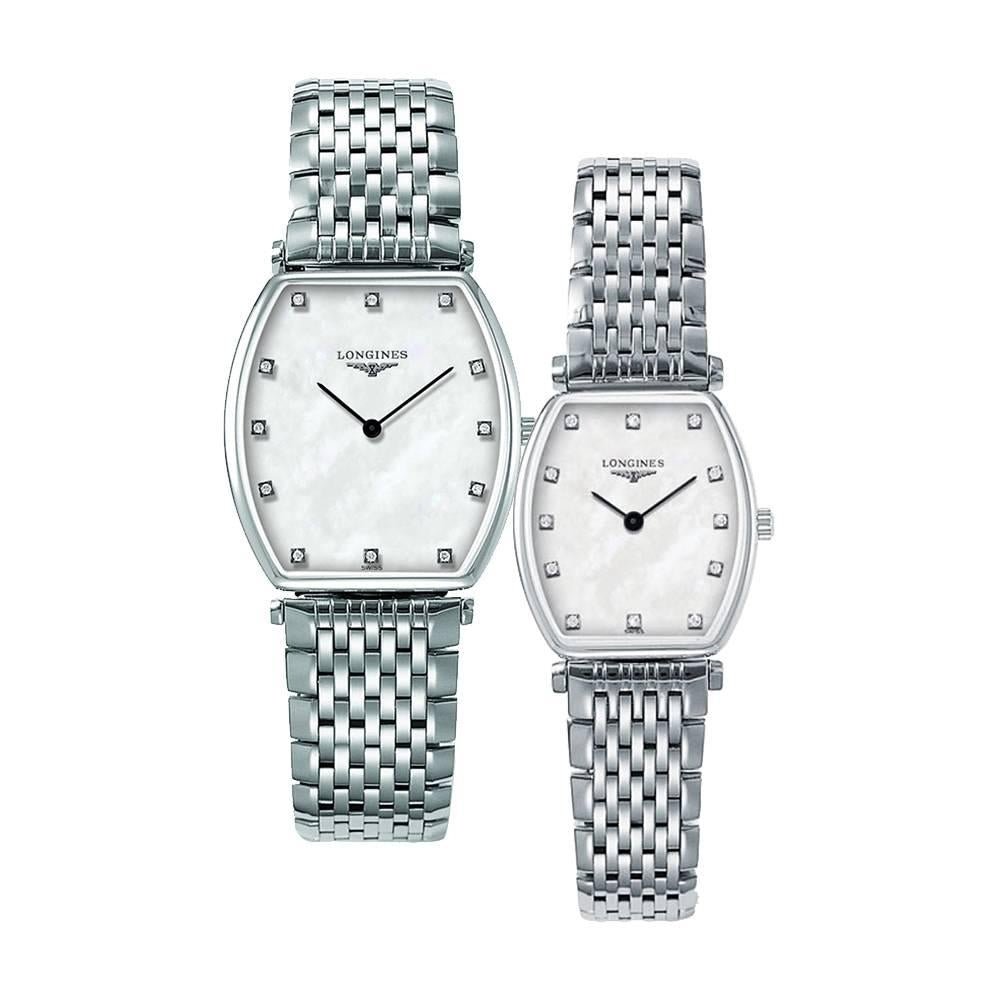 Shop Authentic Longines La Grande Classique de Longines Tonneau White Dial Silver Steel Strap Watch for Women - L4.205.4.87.6 - Luxxuri