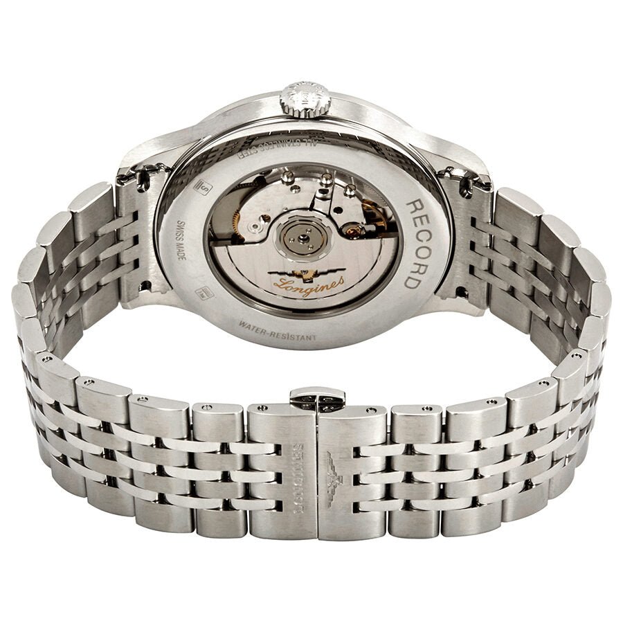  Shop Authentic Longines Record Automatic Stainless Steel 40mm Watch for Men - L2.821.4.11.6 - Luxxuri