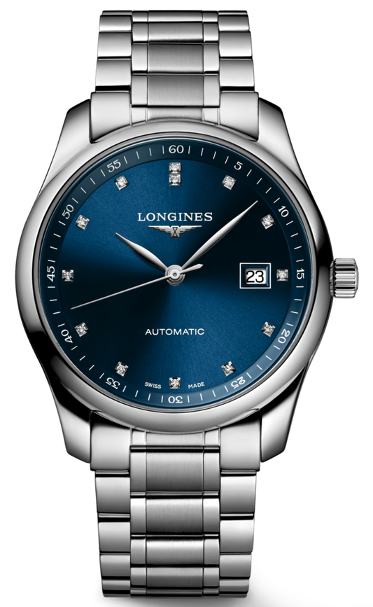  Shop Authentic Longines Master Collection Automatic 40mm Blue Dial Silver Steel Strap Watch for Men - L2.793.4.97.6 - Luxxuri