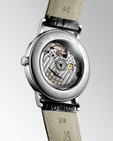  Shop Authentic Longines Presence 38.5mm Automatic Black Dial Black Leather Strap Watch for Men - L4.921.4.52.2 - Luxxuri
