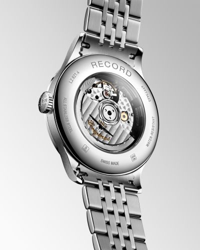  Shop Authentic Longines Record Automatic Stainless Steel 40mm Watch for Men - L2.821.4.57.6 - Luxxuri