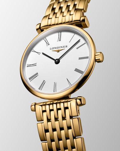  Shop Authentic Longines La Grande Classique De Longines White Dial Gold Steel Strap Watch for Women - L4.209.2.11.8 - Luxxuri