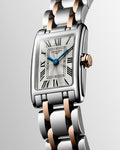  Shop Authentic Longines Dolcevita 18K Gold Silver Dial Two Tone Steel Strap Watch for Women - L5.258.5.71.7 - Luxxuri