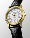  Shop Authentic Longines Presence Automatic White Dial Black Watch for Women - L4.321.2.11.2 - Luxxuri