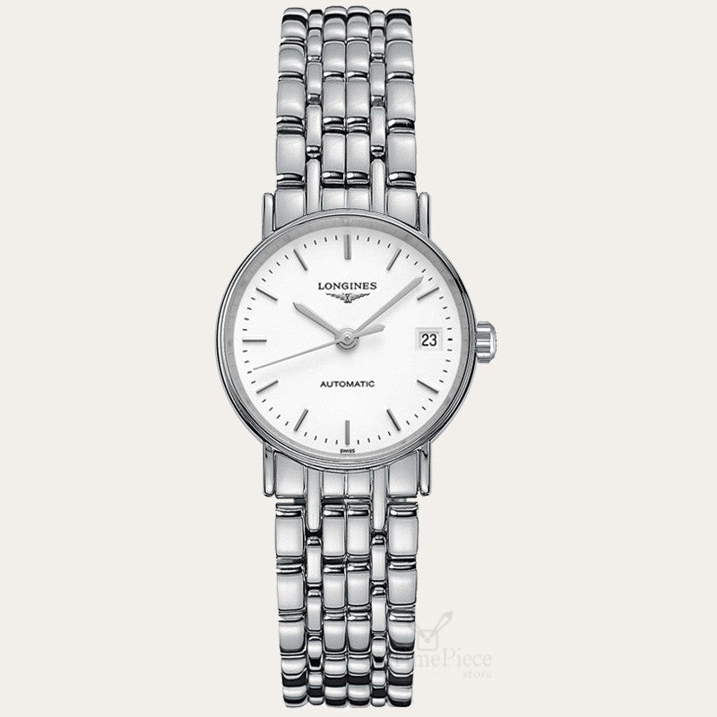  Shop Authentic Longines Presence 25.5mm Automatic Stainless Steel Watch for Women - L4.321.4.12.6 - Luxxuri