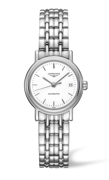  Shop Authentic Longines Presence 25.5mm Automatic Stainless Steel Watch for Women - L4.321.4.12.6 - Luxxuri
