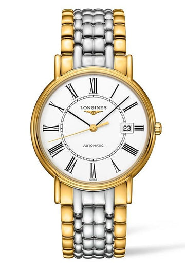  Shop Authentic Longines Presence 38.5mm Automatic Stainless Steel Watch for Men - L4.921.2.11.7 - Luxxuri