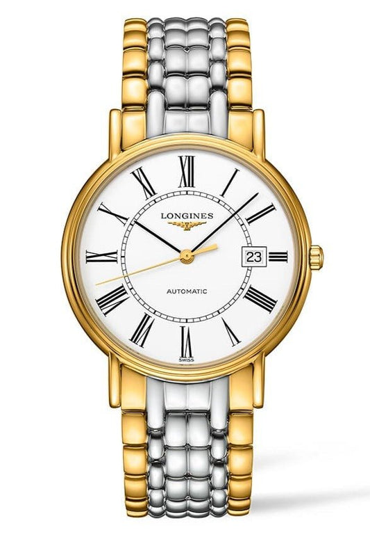  Shop Authentic Longines Presence 38.5mm Automatic Stainless Steel Watch for Men - L4.921.2.11.7 - Luxxuri