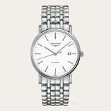 Shop Authentic Longines Presence Automatic White Dial Silver Steel Strap Watch for Men - L4.921.4.12.6 - Luxxuri