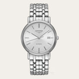  Shop Authentic Longines Presence 38.5mm Automatic Silver Dial Silver Mesh Bracelet Watch for Men - L4.921.4.72.6 - Luxxuri
