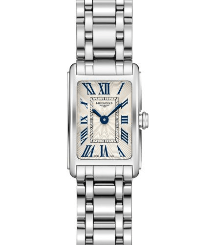 Longines Dolcevita White Dial Silver Steel Strap Watch for Women - L5.258.4.71.6