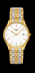  Shop Authentic Longines Lyre Quartz White Dial Gold Stainless Steel Watch for Women - L4.859.2.12.7 - Luxxuri