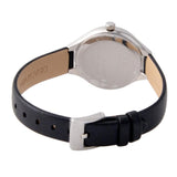  Shop Authentic Swarovski Lovely Crystals Mother of Pearl Black Dial Black Leather Strap Watch for Women - 5242898 - Luxxuri