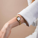  Shop Authentic Tissot Lovely Square Silver Dial Gold Mesh Bracelet Watch For Women - T058.109.33.031.00 - Luxxuri