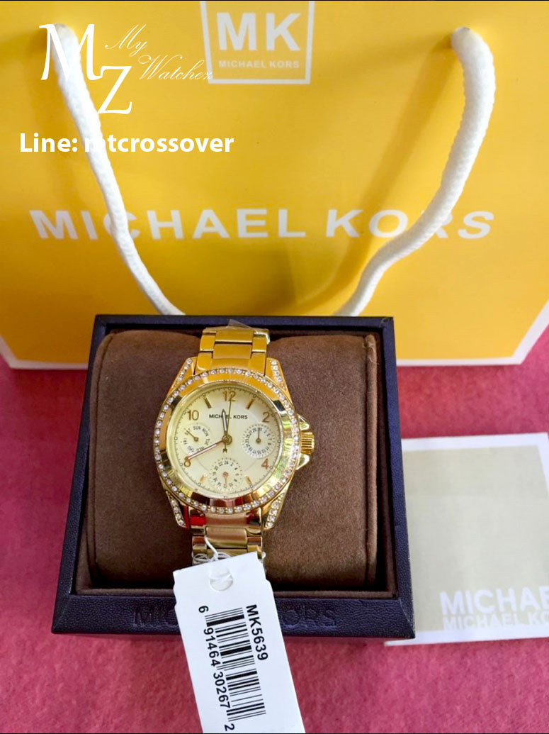  Shop Authentic Michael Kors Blair Gold Dial Gold Steel Strap Watch for Women - MK5639 - Luxxuri