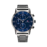  Shop Authentic Tommy Hilfiger Kane Quartz Blue Dial Black Steel Strap Watch for Men - 1791456 - Luxxuri